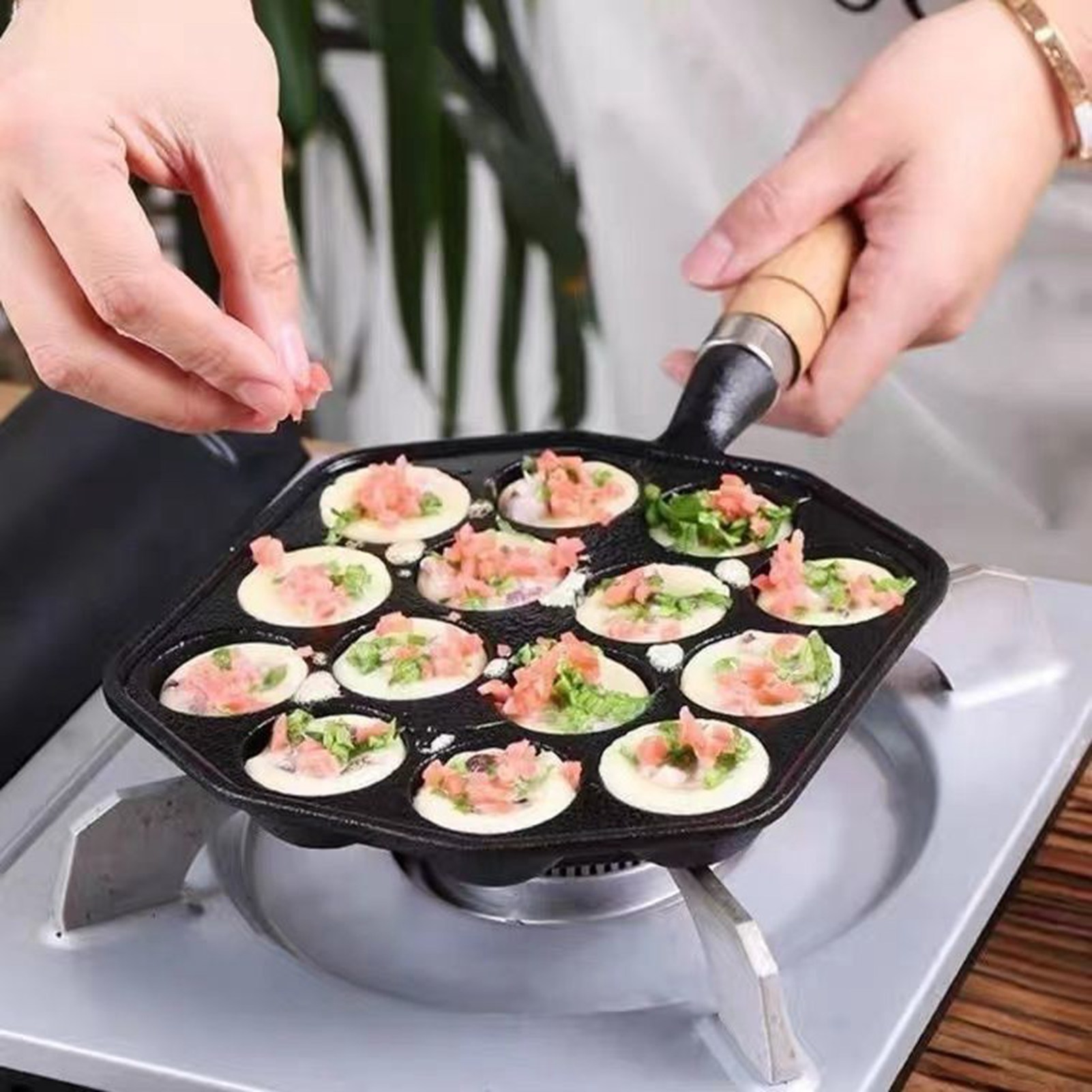 Takoyaki Pan Cast - Takoyaki – poêle à gril facile