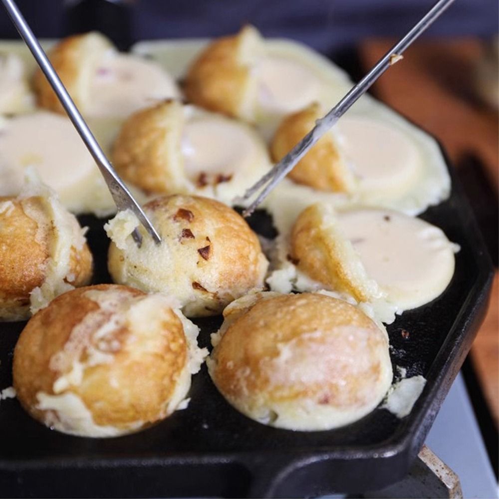 Poêle à takoyaki en fonte à 15 - Takoyaki Pan Cast avis et prix
