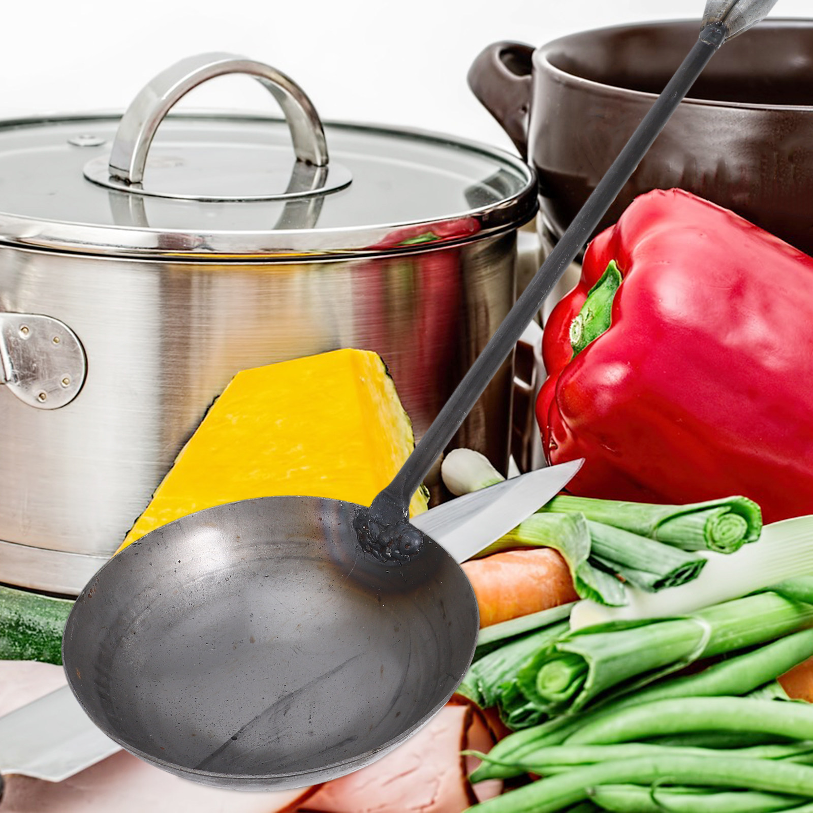 Louche à wok en fer, cuillère  - Home Cooking Utensil Set avis et prix