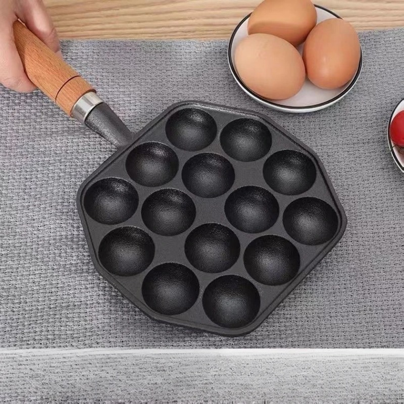 Poêle à gaz en fonte à inducti - Takoyaki Pan Cast avis et prix