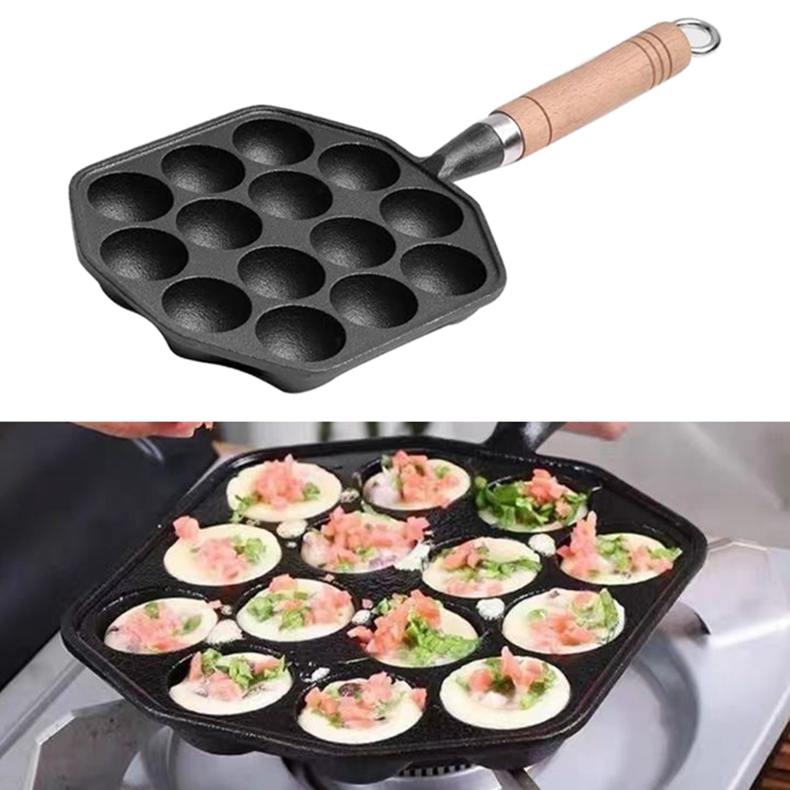 Moule à gaufrettes, plaque de  - Takoyaki Pan Cast avis et prix