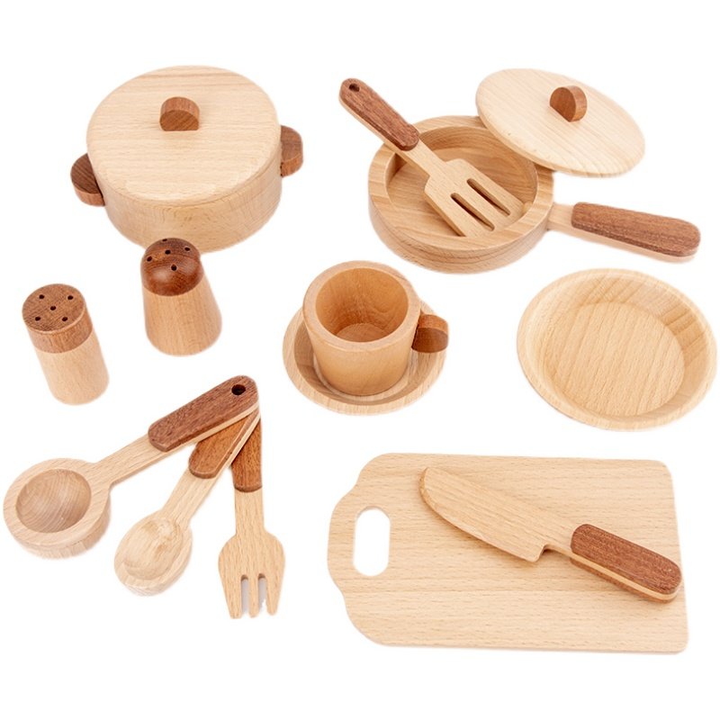 Jeu de cuisine en bois de hêtr - Home Cooking Utensil Set avis et prix