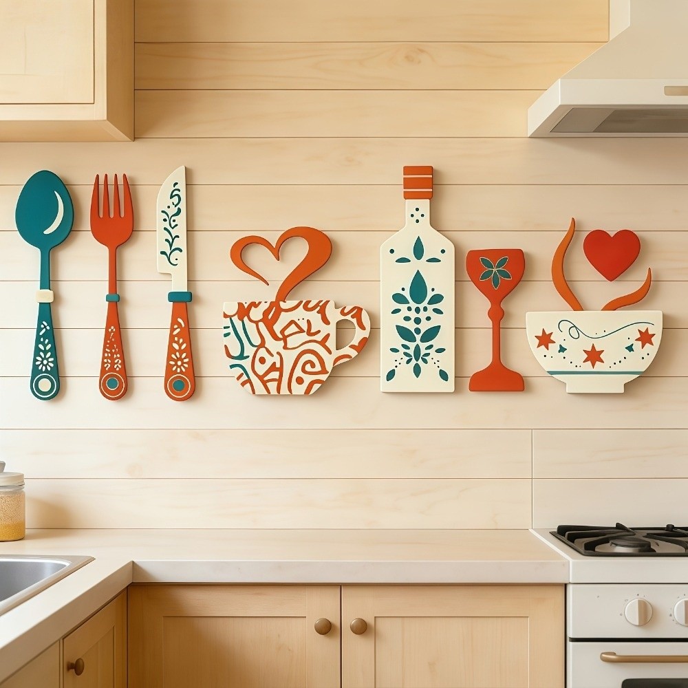 Décoration Murale Vintage en B - Home Cooking Utensil Set avis et prix