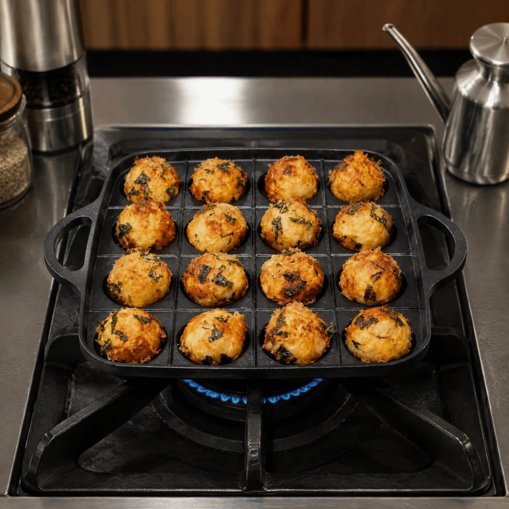 Nouvelle poêle à takoyaki noir - Takoyaki Pan Cast avis et prix