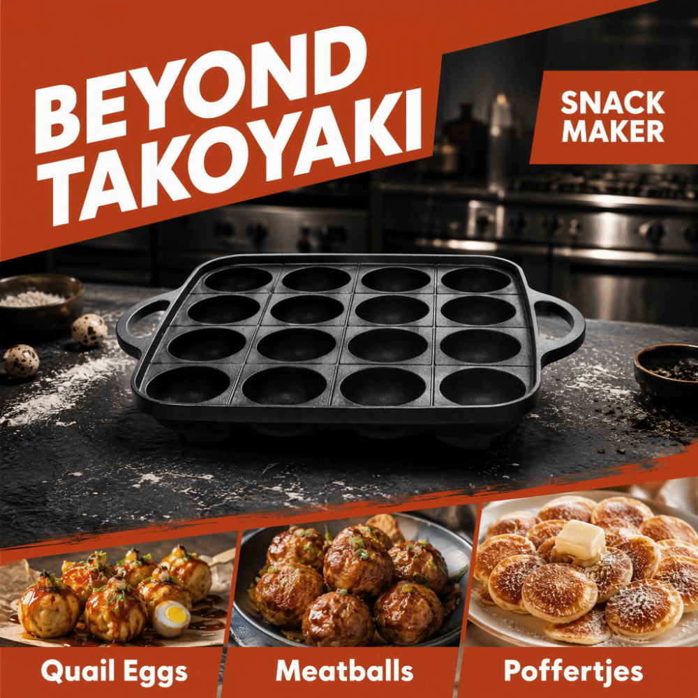 Nouvelle poêle à takoyaki noir - Takoyaki Pan Cast avis et prix