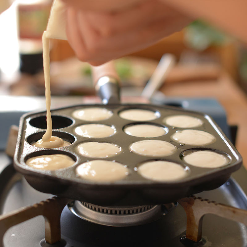 Poêle Takoyaki à 12/14 trous,  - Takoyaki Pan Cast avis et prix