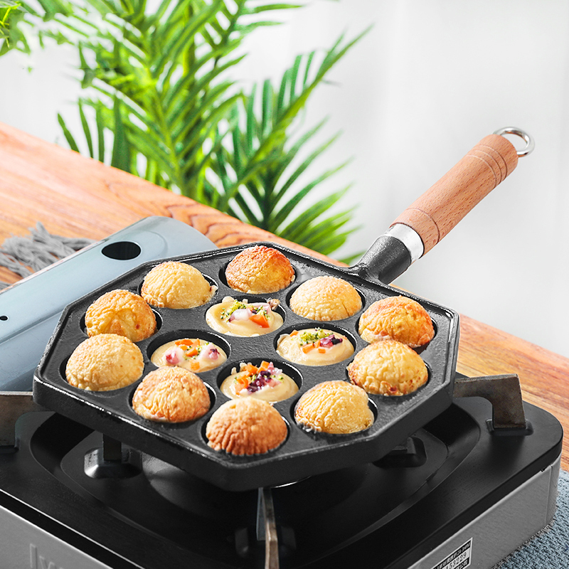 Poêle Takoyaki à 12/14 trous,  - Takoyaki Pan Cast avis et prix